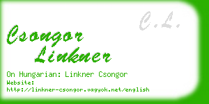csongor linkner business card